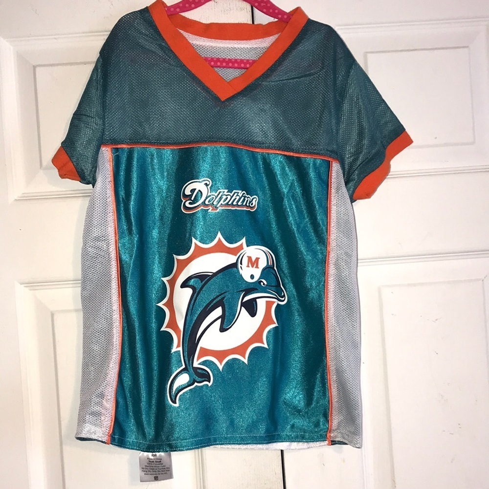 Kids Unisex NFL Dolphins Reversible Mesh Jersey